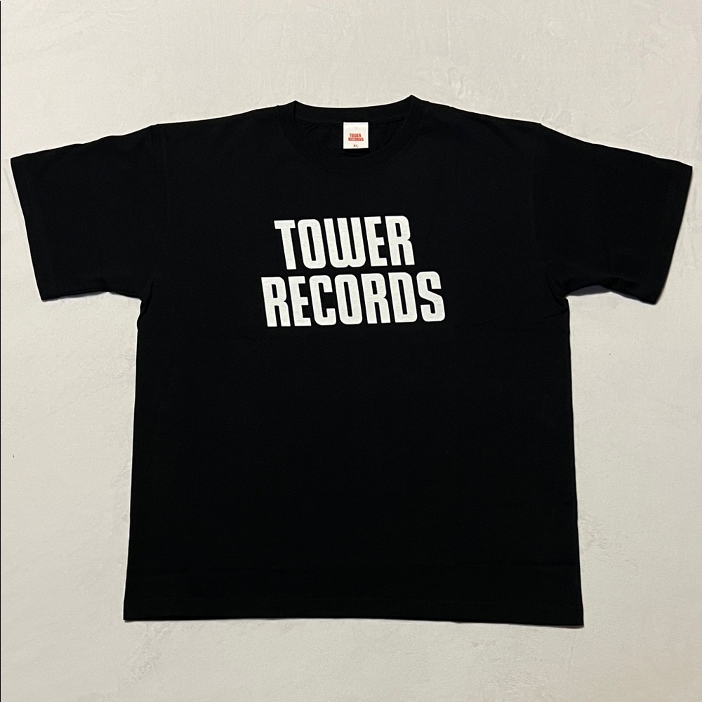 VINTAGE Black Tower Records T-Shirt NWOT